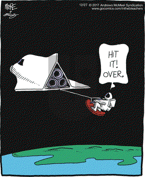 In the Bleachers on Wednesday December 27, 2017 Comic Strip