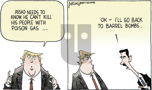 Robert Ariail - Thursday April 13, 2017 Comic Strip