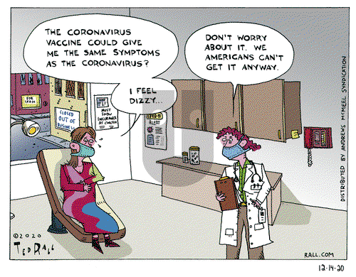 Ted Rall on Monday December 14, 2020 Comic Strip