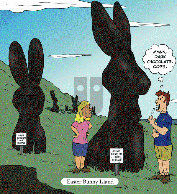 Yaffle on Monday April 21, 2025 Comic Strip