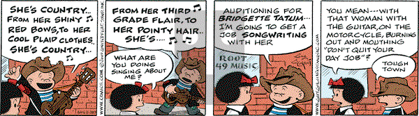 Nancy on Tuesday August 11, 2009 Comic Strip