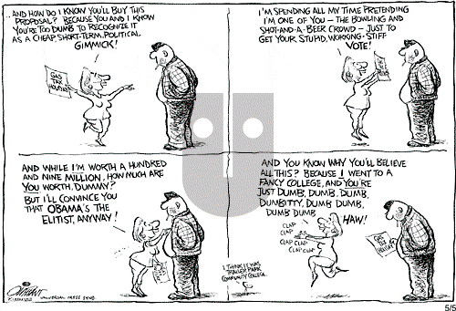 Pat Oliphant - Monday May 5, 2008 Comic Strip