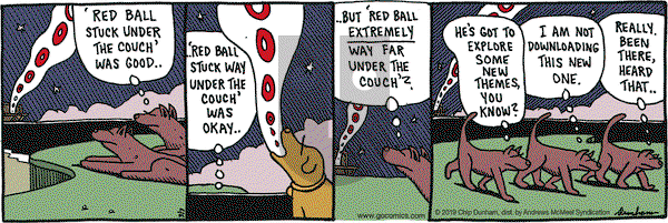 Overboard on Thursday March 7, 2019 Comic Strip