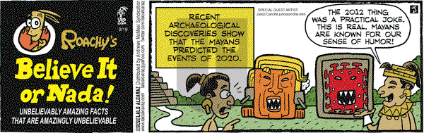 La Cucaracha on Saturday September 19, 2020 Comic Strip