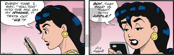 Nancy on Wednesday April 19, 2017 Comic Strip
