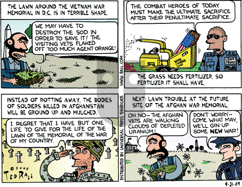 Ted Rall on Monday September 21, 2009 Comic Strip