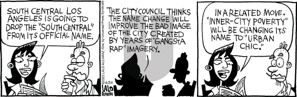 La Cucaracha on Thursday April 24, 2003 Comic Strip