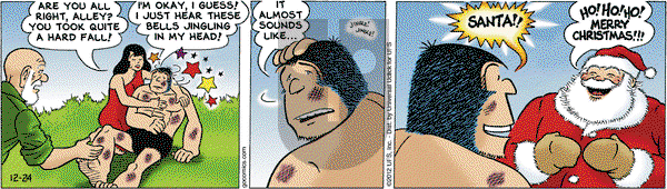 Alley Oop on Monday December 24, 2012 Comic Strip