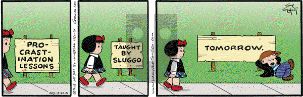 Nancy on Monday January 19, 2015 Comic Strip
