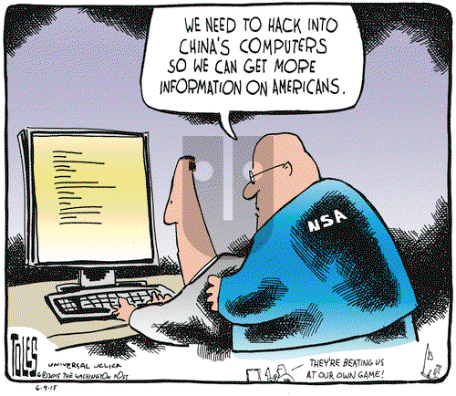 Tom Toles on Tuesday June 9, 2015 Comic Strip