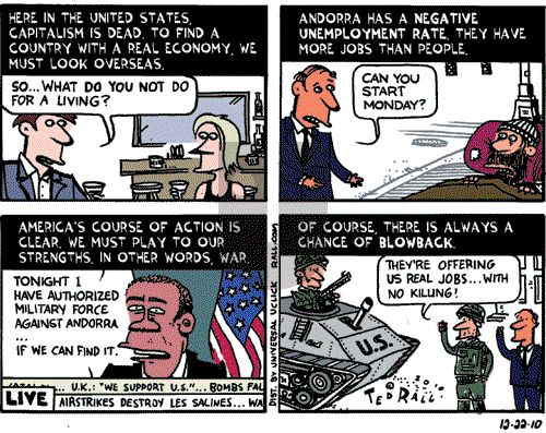 Ted Rall on Wednesday December 22, 2010 Comic Strip