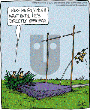 In the Bleachers on Wednesday March 28, 2012 Comic Strip
