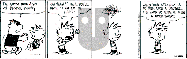 Calvin and Hobbes - Wednesday February 1, 2023 Comic Strip