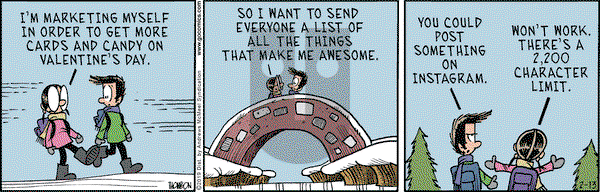 Grand Avenue on Wednesday February 13, 2019 Comic Strip