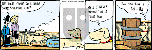 Overboard on Saturday August 17, 2002 Comic Strip