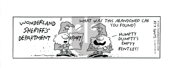 Frank and Ernest on Tuesday June 28, 1994 Comic Strip