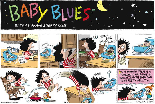 Baby Blues on Sunday September 8, 1996 Comic Strip