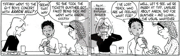 Luann on Wednesday November 6, 2002 Comic Strip