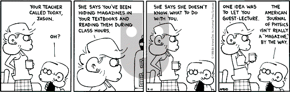 FoxTrot on Sunday September 12, 1999 Comic Strip