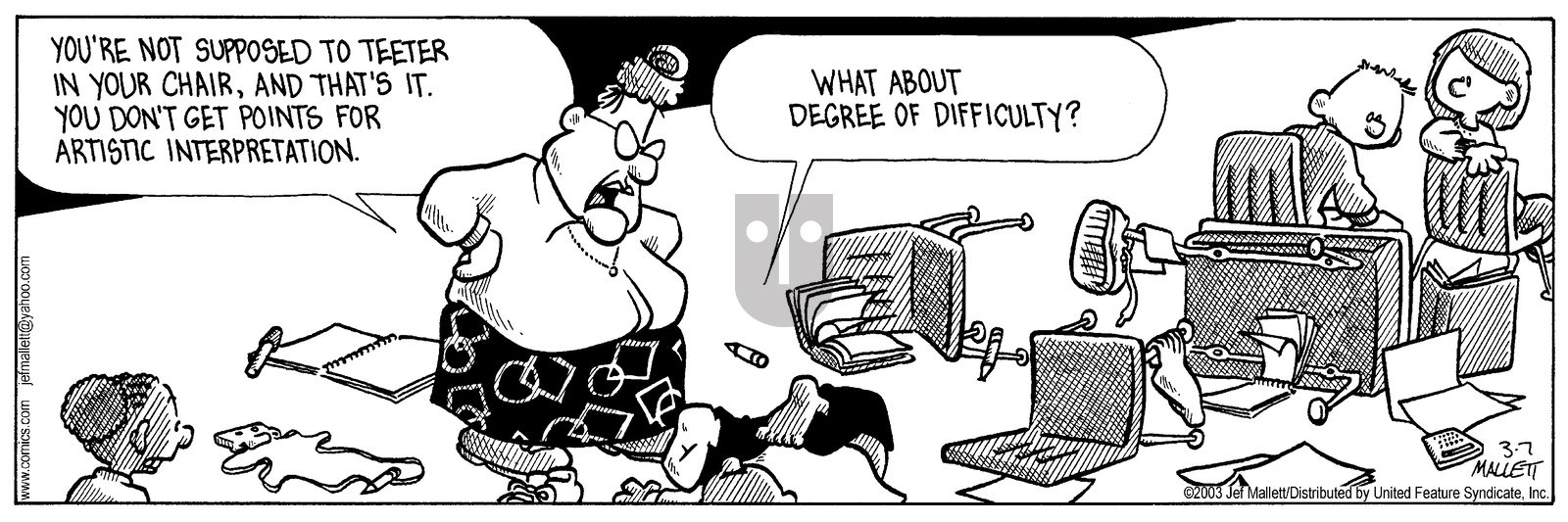 Frazz - Friday March 7, 2003 Comic Strip