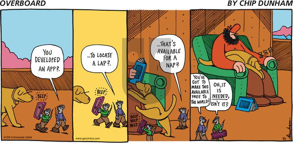 Overboard on Sunday September 7, 2014 Comic Strip