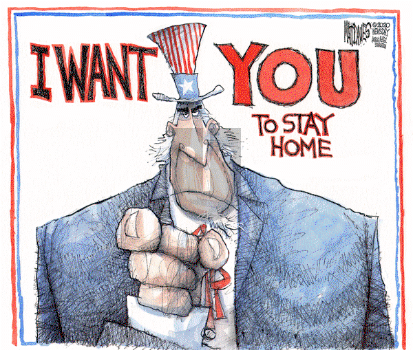Matt Davies on Wednesday March 18, 2020 Comic Strip