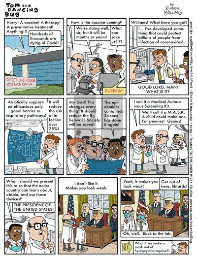 Tom the Dancing Bug on Monday June 22, 2020 Comic Strip