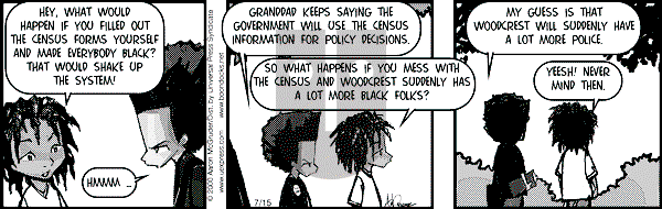 The Boondocks on Saturday February 16, 2008 Comic Strip