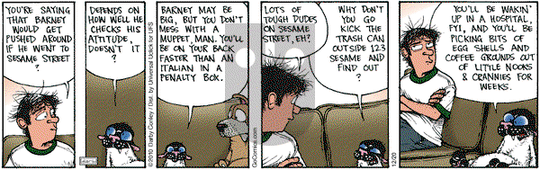 Get Fuzzy on Thursday December 20, 2012 Comic Strip