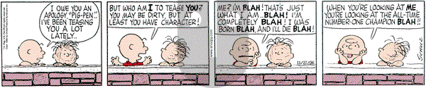 Peanuts - Monday November 27, 2006 Comic Strip