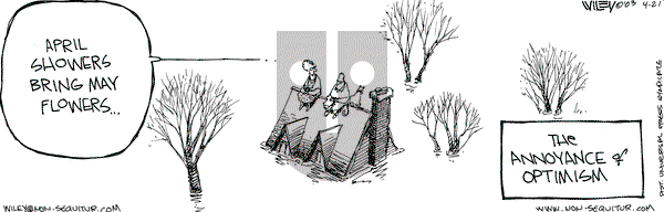Non Sequitur on Monday April 21, 2003 Comic Strip