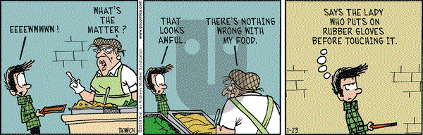 Grand Avenue on Tuesday January 23, 2018 Comic Strip