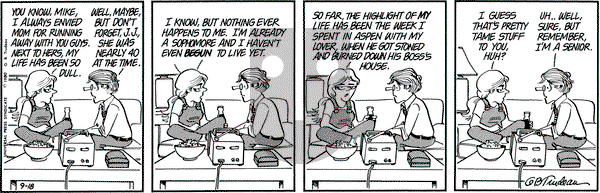 Doonesbury on Thursday September 18, 1980 Comic Strip