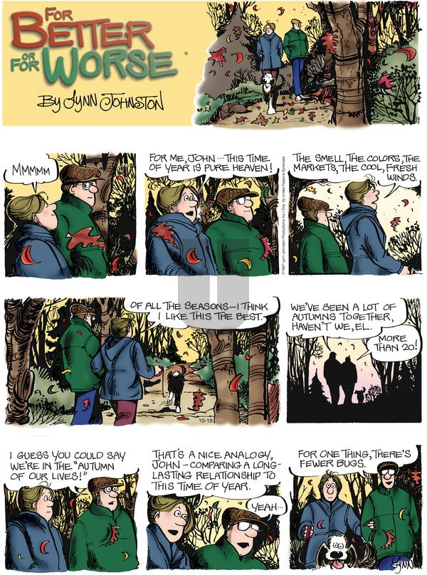 For Better or For Worse on Sunday October 19, 1997 Comic Strip