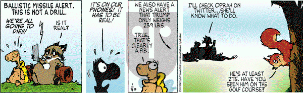 Over the Hedge on Tuesday January 30, 2018 Comic Strip