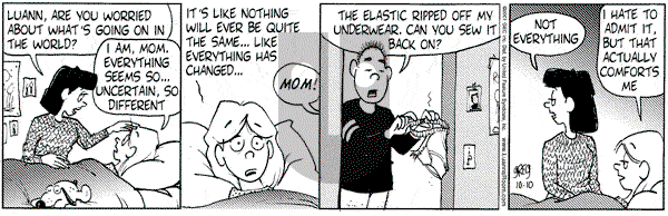 Luann on Wednesday October 10, 2001 Comic Strip