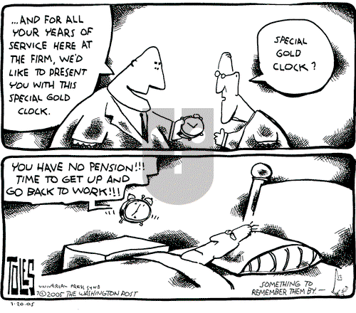Tom Toles on Sunday August 7, 2005 Comic Strip