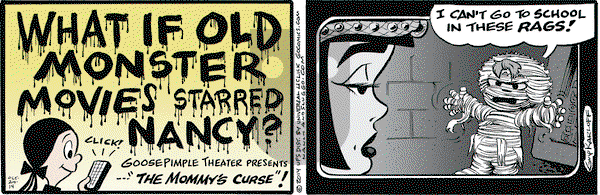 Nancy on Friday October 24, 2014 Comic Strip