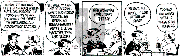 Betty on Friday May 29, 1998 Comic Strip