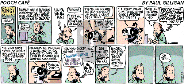 Pooch Cafe on Sunday March 18, 2007 Comic Strip