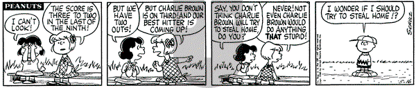 Peanuts on Monday May 16, 1960 Comic Strip
