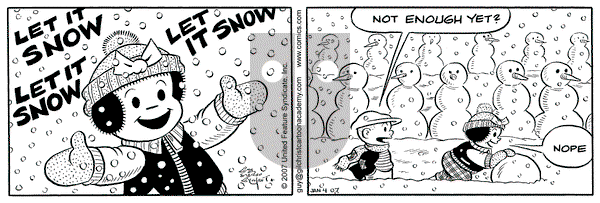 Nancy on Thursday January 4, 2007 Comic Strip