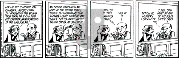 Doonesbury on Thursday May 18, 1978 Comic Strip