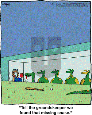 In the Bleachers - Thursday May 9, 2024 Comic Strip
