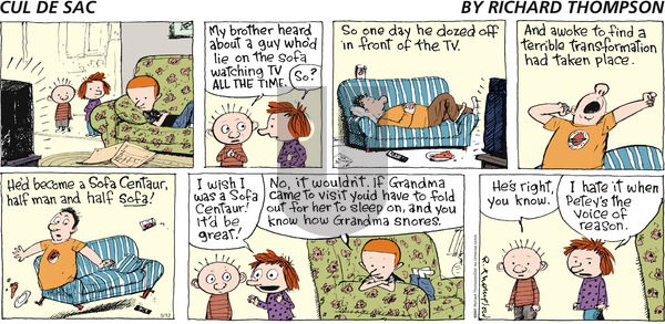 Cul de Sac on Sunday May 12, 2013 Comic Strip