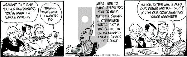 Betty on Thursday July 25, 1996 Comic Strip
