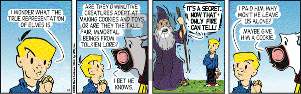Cow and Boy Classics on Wednesday March 11, 2009 Comic Strip