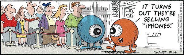 Frank and Ernest on Tuesday October 16, 2012 Comic Strip