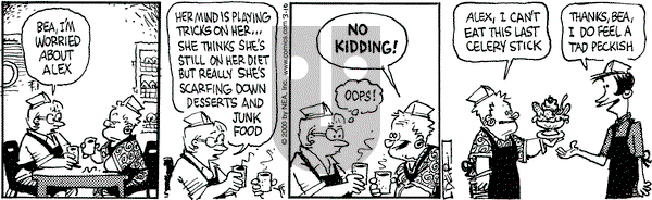 Betty on Friday April 21, 2000 Comic Strip