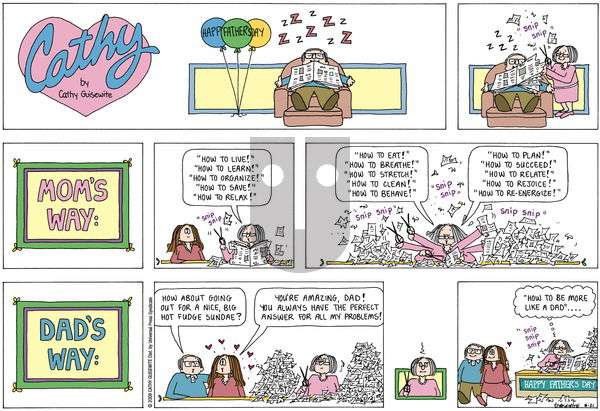 Cathy Classics on Sunday June 21, 2009 Comic Strip